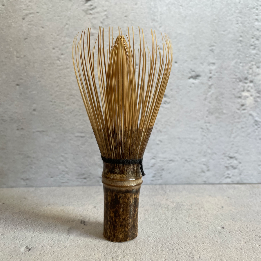 Suikaen Artisan Matcha Whisk, Whisk rest, and Sieve from Tsubame